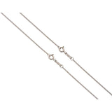 Moon & Back split pendant necklace set mother daughter 18 inch (British brand)