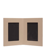 Harrods Smythson Calfskin Panama Double Photo Frame 6 x 4- Buy online at McGrocer