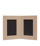Harrods Smythson Calfskin Panama Double Photo Frame 6 x 4- Buy online at McGrocer