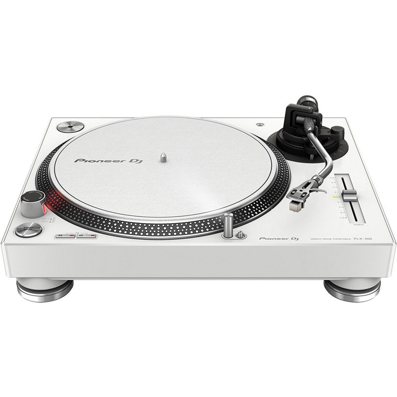 Pioneer DJ PLX-500 turntable in white (British brand)