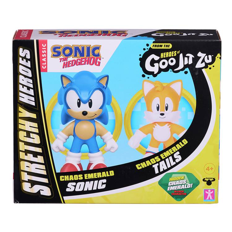 Heroes of Goo Jit Zu Sonic figures Mega 2 Pack 22cm - British product