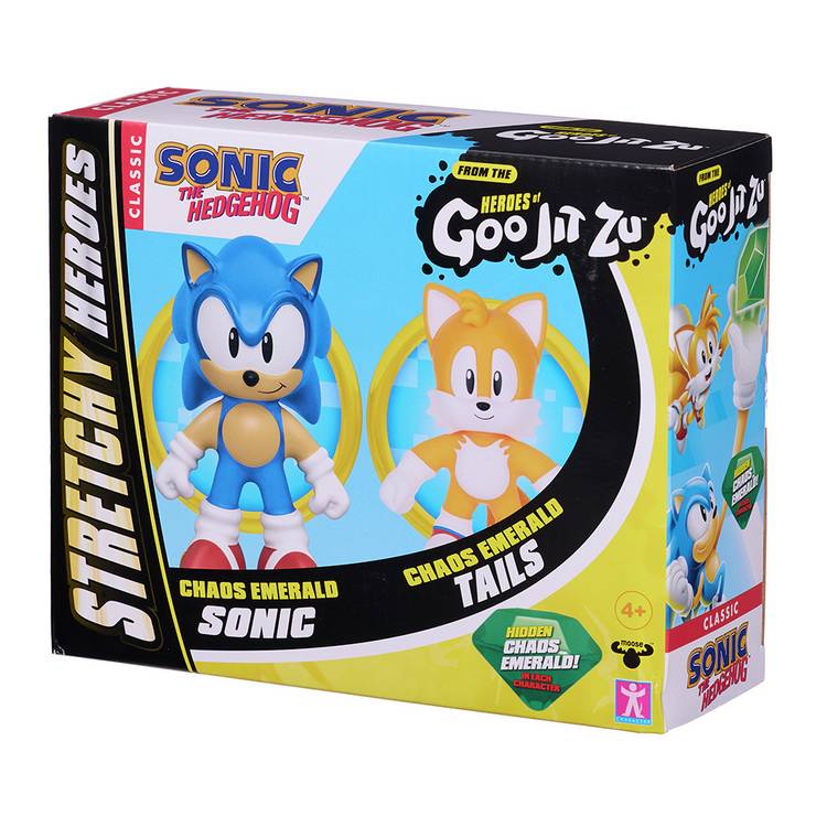 Heroes of Goo Jit Zu Sonic figures Mega 2 Pack 22cm - British product