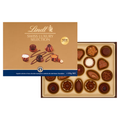 Lindt Swiss Luxury Selection chocolate box 193g, UK version