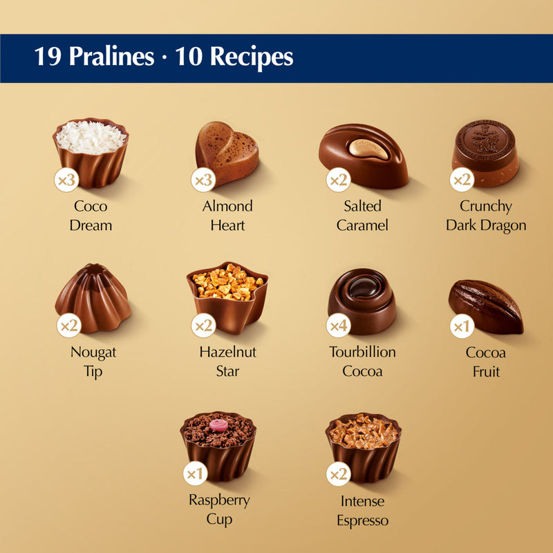 Lindt Swiss Luxury Selection chocolate box 193g, UK version