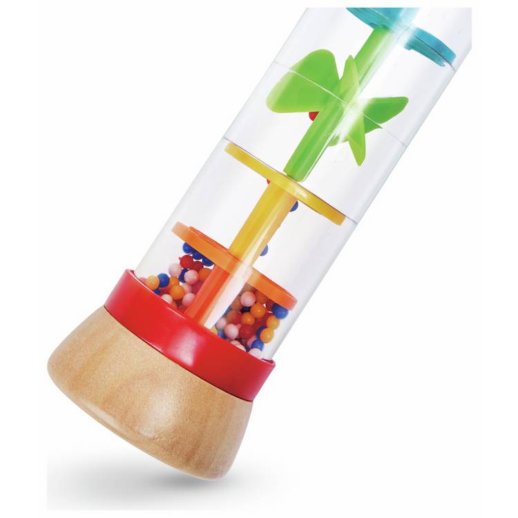 Chad Valley wooden rainmaker toy for toddlers, imported from the UK