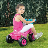 Dolu unicorn ride on trike in pink for toddlers (British brand)