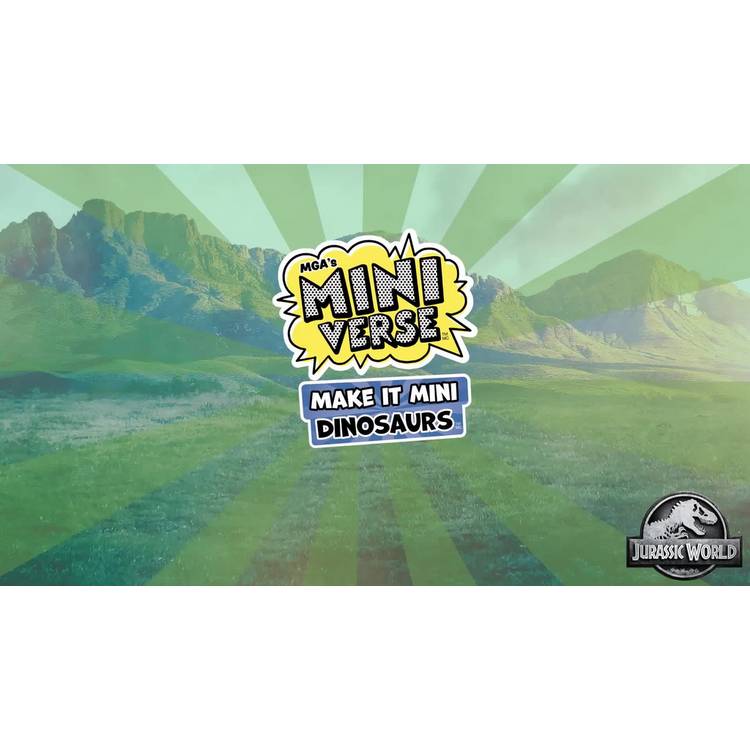 MGA Miniverse Jurassic World dinosaur mystery capsule (British brand)