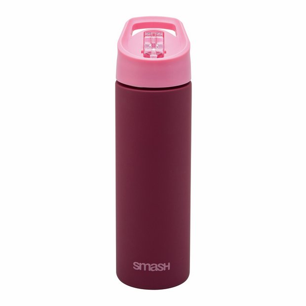 Smash water bottle burgundy sipper cap 750ml, UK version