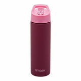 Smash water bottle burgundy sipper cap 750ml, UK version