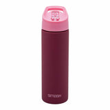 Smash water bottle burgundy sipper cap 750ml, UK version