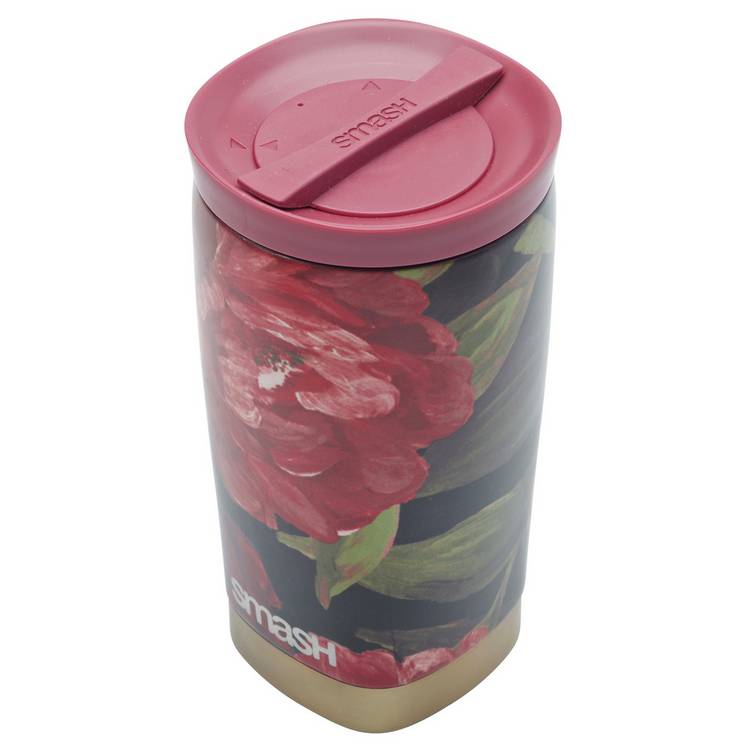Smash stainless steel travel coffee mug 350ml, imported from the UK