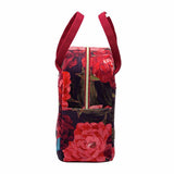 Smash floral print tote insulated lunch bag, imported from the UK