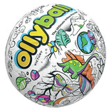 Ollyball Colourable Play Ball 20.5cm, imported from the UK