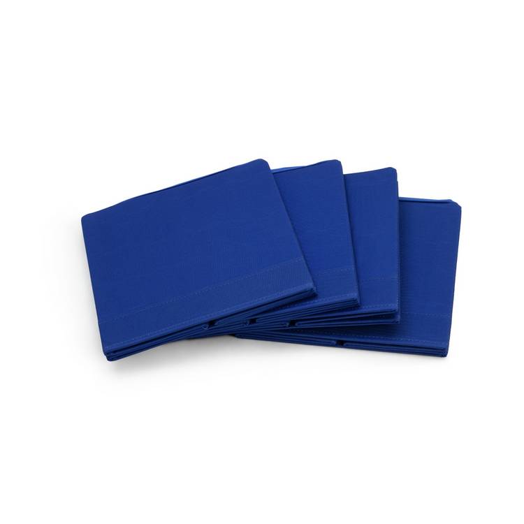 Habitat blue canvas storage boxes set of 4 (British brand)