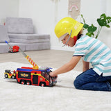 Fireman Sam Jupiter Truck fire engine toy with figures - British product