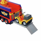 Fireman Sam Jupiter Truck fire engine toy with figures - British product