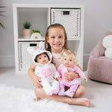 Tiny Treasures Bunny Blossom doll outfit set for 44cm dolls, UK version