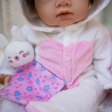 Tiny Treasures Bunny Blossom doll outfit set for 44cm dolls, UK version