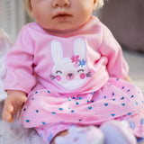 Tiny Treasures Bunny Blossom doll outfit set for 44cm dolls, UK version