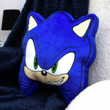 Sonic the Hedgehog shaped cushion blue 35x35cm, UK version