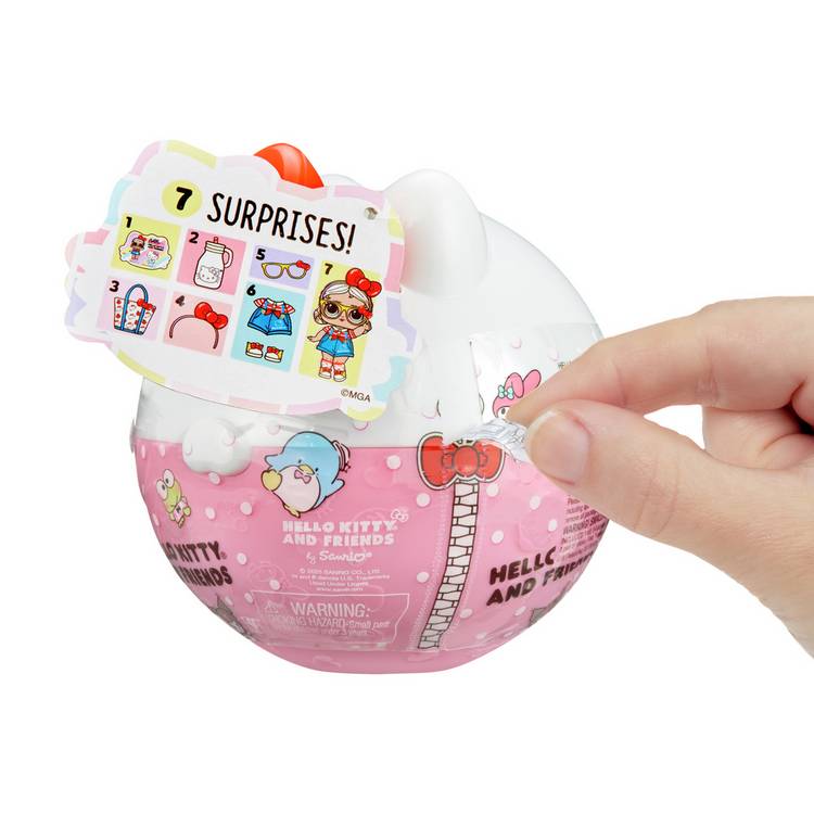 L.O.L. Surprise Hello Kitty and Friends Tots doll 9cm, imported from the UK