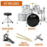 3rd Avenue junior drum kit silver sparkle (British brand)
