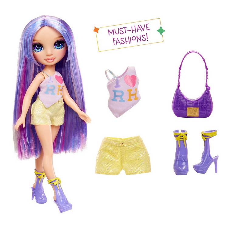 Rainbow High Violet fashion doll 27cm, UK version