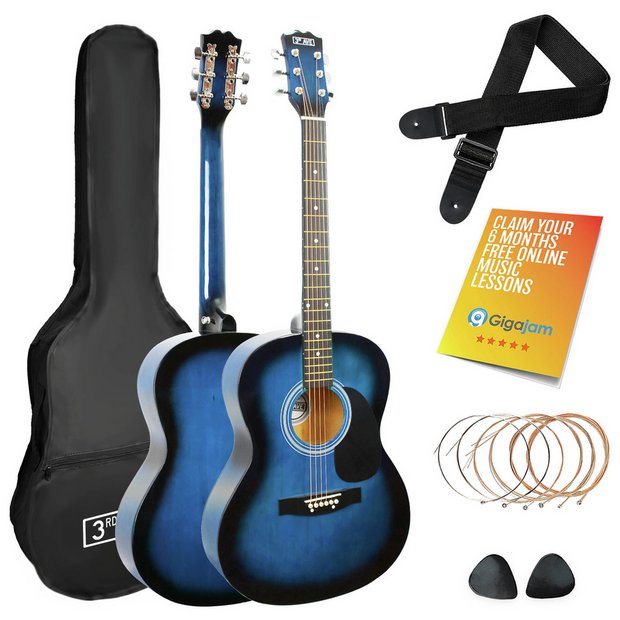 3rd Avenue acoustic guitar pack blueburst, UK version