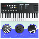 Axus Mini 37-key portable electronic keyboard black - British product