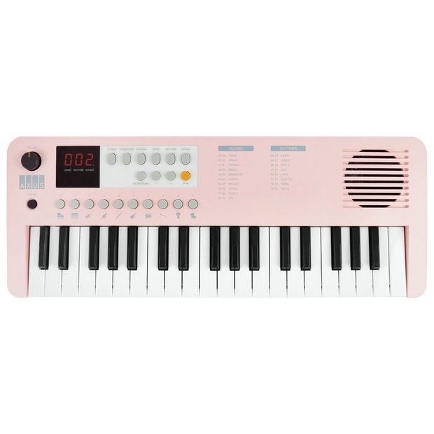 Axus portable electronic keyboard pink 37-key, imported from the UK