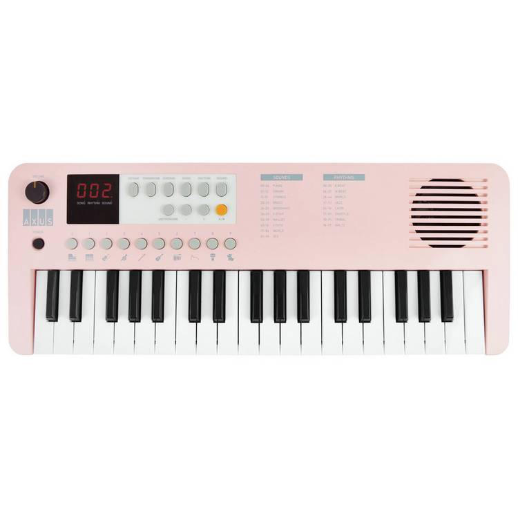 Axus portable electronic keyboard pink 37-key, imported from the UK