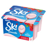 Ski Smooth Low Fat Yoghurt Variety Pack 4 x 120g (British brand)