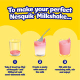 Nesquik strawberry milkshake powder 500g tub, imported from the UK