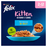 Felix kitten fish selection jelly cat food 100g, UK version