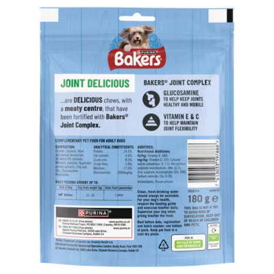 Bakers Chicken Dog Joint Chews 180g - British product