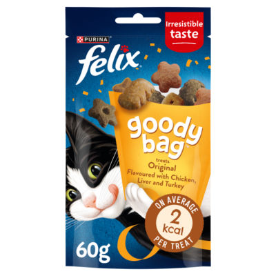 Felix cat treats Original Mix 60g, imported from the UK