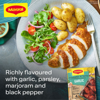 Maggi Garlic Chicken Recipe Mix 30g, imported from the UK
