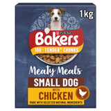 ASDA Bakers Meaty Meals Small Dog Chicken Dry Dog Food 1kg- Buy online at McGrocer
