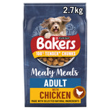 ASDA Bakers Meaty Meals Chicken Dry Dog Food 2.7kg- Buy online at McGrocer