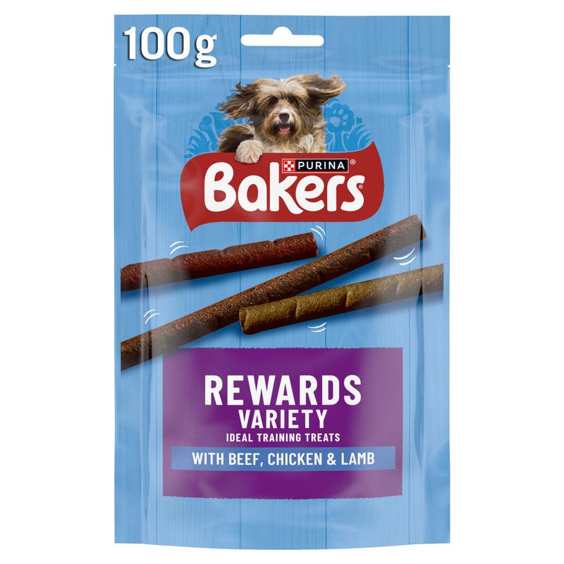 Bakers dog treats chicken, beef and lamb 100g - British product