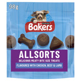 ASDA Bakers Allsorts Chicken Beef and Lamb Dog Treats 98g- Buy online at McGrocer