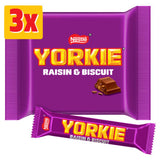 ASDA Yorkie Raisin & Biscuit Chocolate Bar 3 Pack Multipack 132g- Buy online at McGrocer