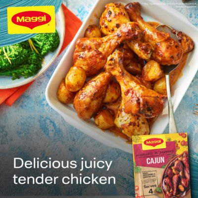 Maggi Cajun Chicken Spice Mix 38g imported from the UK