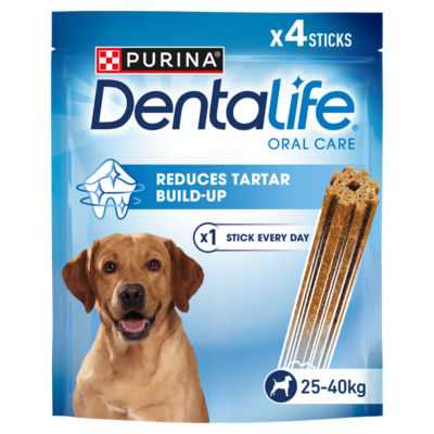 Dentalife chicken dental dog chews 4 sticks - British product