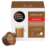Nescafe Dolce Gusto Cafe au Lait Decaffeinated Coffee Pods