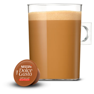 Nescafe Café Au Lait Coffee Pods 16, imported from the UK
