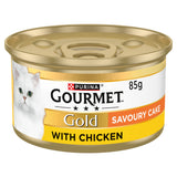 ASDA GOURMET Gold Savoury Cake Chicken Wet Cat Food 85g- Buy online at McGrocer