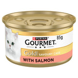 ASDA GOURMET Gold Savoury Cake Salmon Wet Cat Food 85g- Buy online at McGrocer
