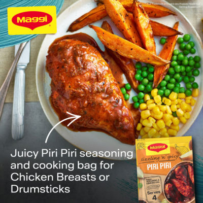 Maggi Piri Piri chicken recipe mix 27g, imported from the UK