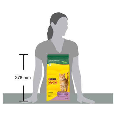 Go-Cat chicken and duck dry cat food 2kg, UK version